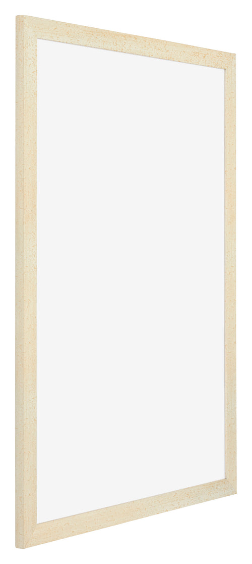 Mura MDF Bilderrahmen 48x68cm Sand Gewischt Vorne Schrag | Yourdecoration.at