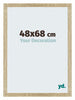 Mura MDF Bilderrahmen 48x68cm Sonoma Eiche Vorne Messe | Yourdecoration.at