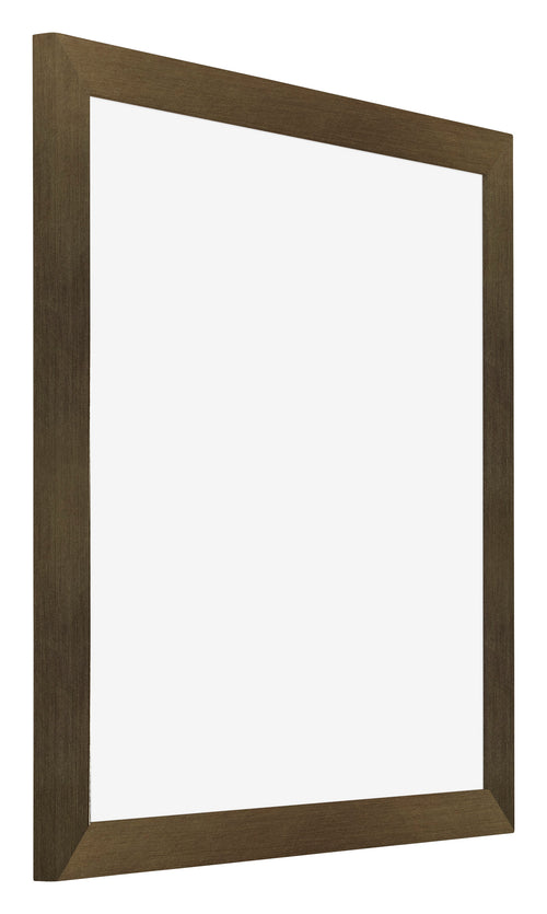 Mura MDF Bilderrahmen 50x50cm Bronze Dekor Vorne Schrag | Yourdecoration.at