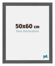 Mura MDF Bilderrahmen 50x60cm Antrazit Messe | Yourdecoration.at