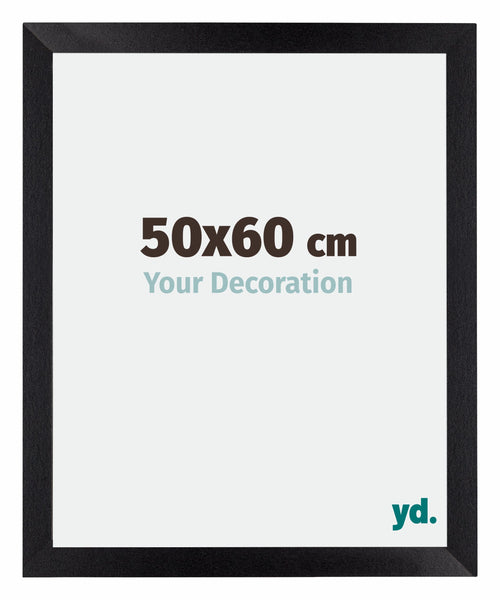 Mura MDF Bilderrahmen 50x60cm Schwarz Matt Vorne Messe | Yourdecoration.at