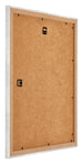 Mura MDF Bilderrahmen 50x60cm Silberglanz Vintage Rucksteite Schrag | Yourdecoration.at