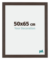 Mura MDF Bilderrahmen 50x65cm Eiche Dunkel Vorne Messe | Yourdecoration.at