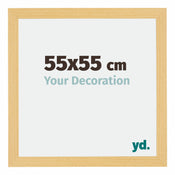 Mura MDF Bilderrahmen 55x55cm Buche Dekor Vorne Messe | Yourdecoration.at