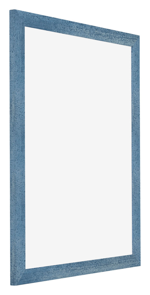 Mura MDF Bilderrahmen 55x65cm Hell Blau Geveegd Vorne Schrag | Yourdecoration.at