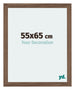 Mura MDF Bilderrahmen 55x65cm Nussbaum Dunkel Vorne Messe | Yourdecoration.at