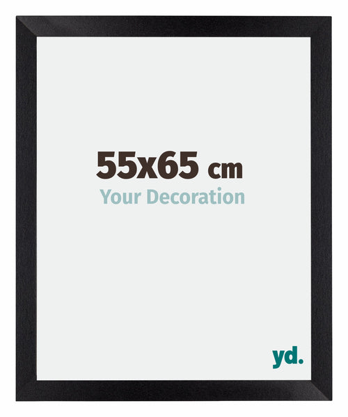 Mura MDF Bilderrahmen 55x65cm Schwarz Matt Vorne Messe | Yourdecoration.at