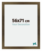 Mura MDF Bilderrahmen 56x71cm Bronze Dekor Vorne Messe | Yourdecoration.at