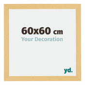 Mura MDF Bilderrahmen 60x60cm Buche Dekor Vorne Messe | Yourdecoration.at