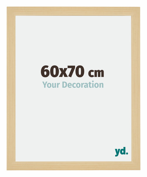 Mura MDF Bilderrahmen 60x70cm Ahorn Dekor Vorne Messe | Yourdecoration.at