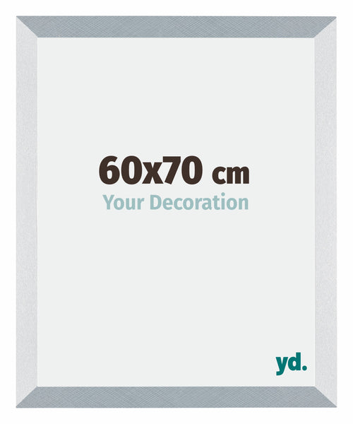 Mura MDF Bilderrahmen 60x70cm Aluminium Geburstet Vorne Messe | Yourdecoration.at