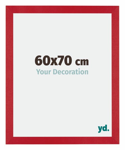 Mura MDF Bilderrahmen 60x70cm Rot Vorne Messe | Yourdecoration.at