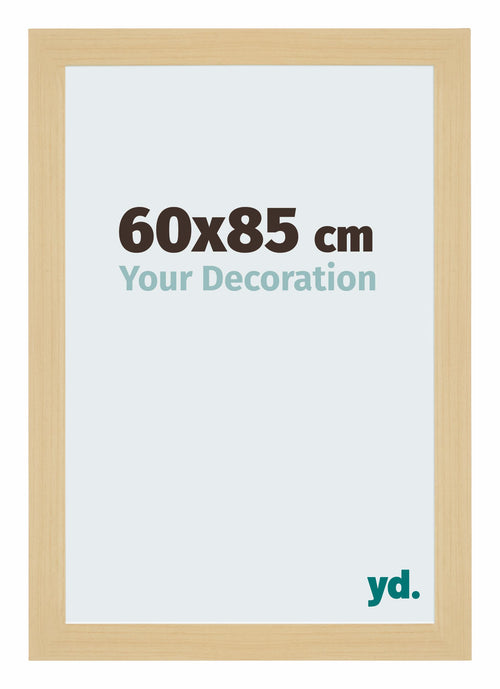 Mura MDF Bilderrahmen 60x85cm Ahorn Dekor Vorne Messe | Yourdecoration.at