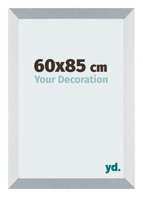 Mura MDF Bilderrahmen 60x85cm Aluminium Geburstet Vorne Messe | Yourdecoration.at