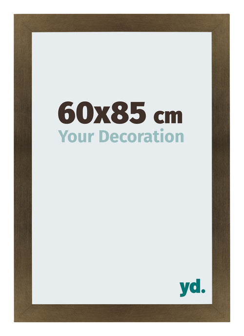 Mura MDF Bilderrahmen 60x85cm Bronze Dekor Vorne Messe | Yourdecoration.at