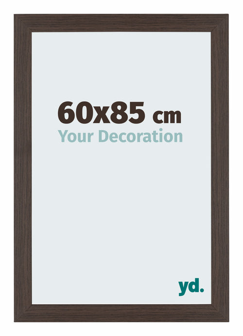 Mura MDF Bilderrahmen 60x85cm Eiche Dunkel Vorne Messe | Yourdecoration.at