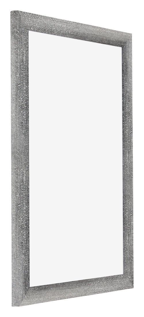 Mura MDF Bilderrahmen 61x91 5cm Grau Gewischt Vorne Schrag | Yourdecoration.at