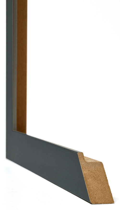 Mura MDF Bilderrahmen 62x93cm Antrazit Detail Querschnitt | Yourdecoration.at