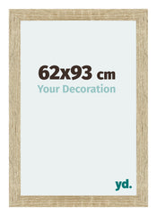 Mura MDF Bilderrahmen 62x93cm Sonoma Eiche Vorne Messe | Yourdecoration.at