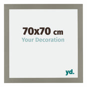 Mura MDF Bilderrahmen 70x70cm Grau Vorne Messe | Yourdecoration.at