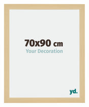 Mura MDF Bilderrahmen 70x90cm Ahorn Dekor Vorne Messe | Yourdecoration.at