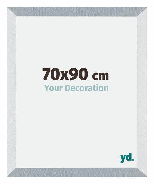 Mura MDF Bilderrahmen 70x90cm Aluminium Geburstet Vorne Messe | Yourdecoration.at