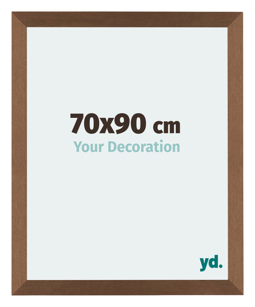 Mura MDF Bilderrahmen 70x90cm Kupfer Dekor Vorne Messe | Yourdecoration.at