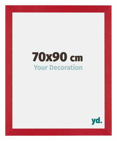 Mura MDF Bilderrahmen 70x90cm Rot Vorne Messe | Yourdecoration.at