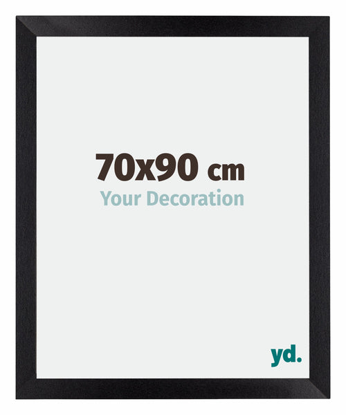 Mura MDF Bilderrahmen 70x90cm Schwarz Matt Vorne Messe | Yourdecoration.at