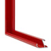 New York Aluminium Bilderrahmen 18x24cm Rot Ferrari Detail Querschnitt | Yourdecoration.at