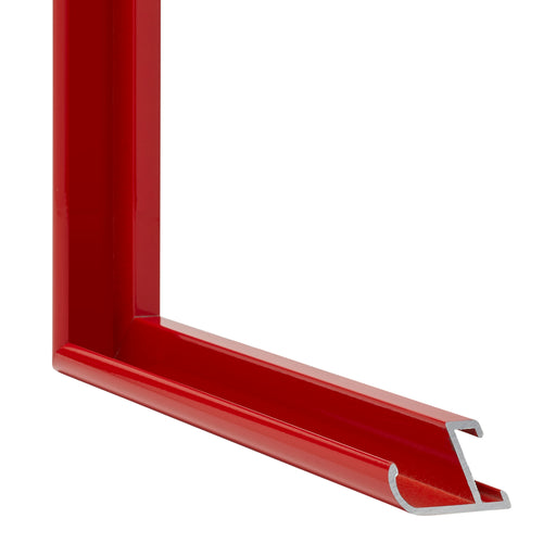 New York Aluminium Bilderrahmen 20x25cm Rot Ferrari Detail Querschnitt | Yourdecoration.at