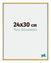 New York Aluminium Bilderrahmen 24x30cm Gold Glanz Vorne Messe | Yourdecoration.at