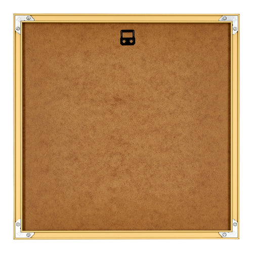 New York Aluminium Bilderrahmen 30x30cm Gold Glanz Rucksteite | Yourdecoration.at