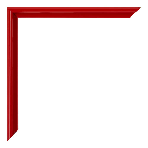 New York Aluminium Bilderrahmen 30x30cm Rot Ferrari Detail Ecke | Yourdecoration.at