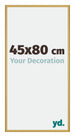 New York Aluminium Bilderrahmen 45x80cm Gold Glanz Vorne Messe | Yourdecoration.at