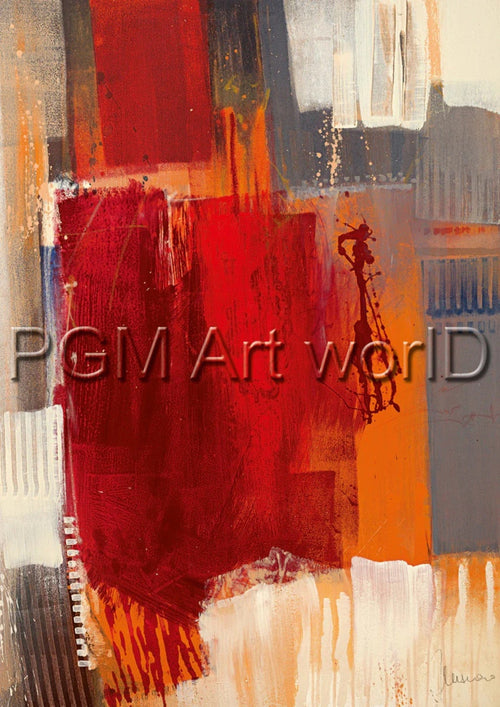 PGM FCU 701M Francesco Cusumano Astratto colorato I Kunstdruck 21x30cm | Yourdecoration.at