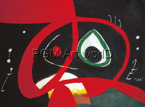 PGM JM 848 Joan Miro Kopf Kunstdruck 80x60cm | Yourdecoration.at