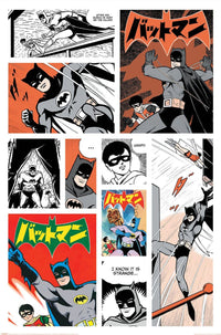 Poster Batman Bat Manga 61x91 5cm PP2401754 | Yourdecoration.at