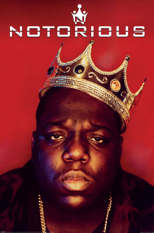 Poster Biggie Notorious Crown 61x91 5cm PP2403308 | Yourdecoration.at