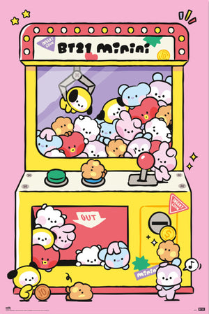 Poster Bt21 Arcade Machine 61x91.5cm Grupo Erik GPE5795 | Yourdecoration.at