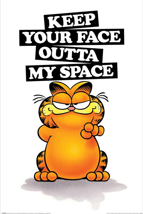 Poster Garfield Keep Your Face 61x91 5cm PP2402357 | Yourdecoration.at