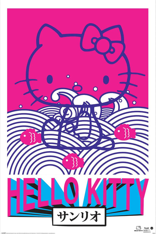 Poster Hello Kitty Tokyo Rebel 61x91 5cm PP2401867 | Yourdecoration.at