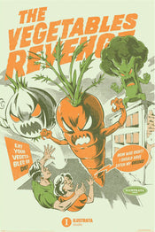 Poster Illustrata The Vegetables Revenge 61x91 5cm Pyramid PP35304 | Yourdecoration.at