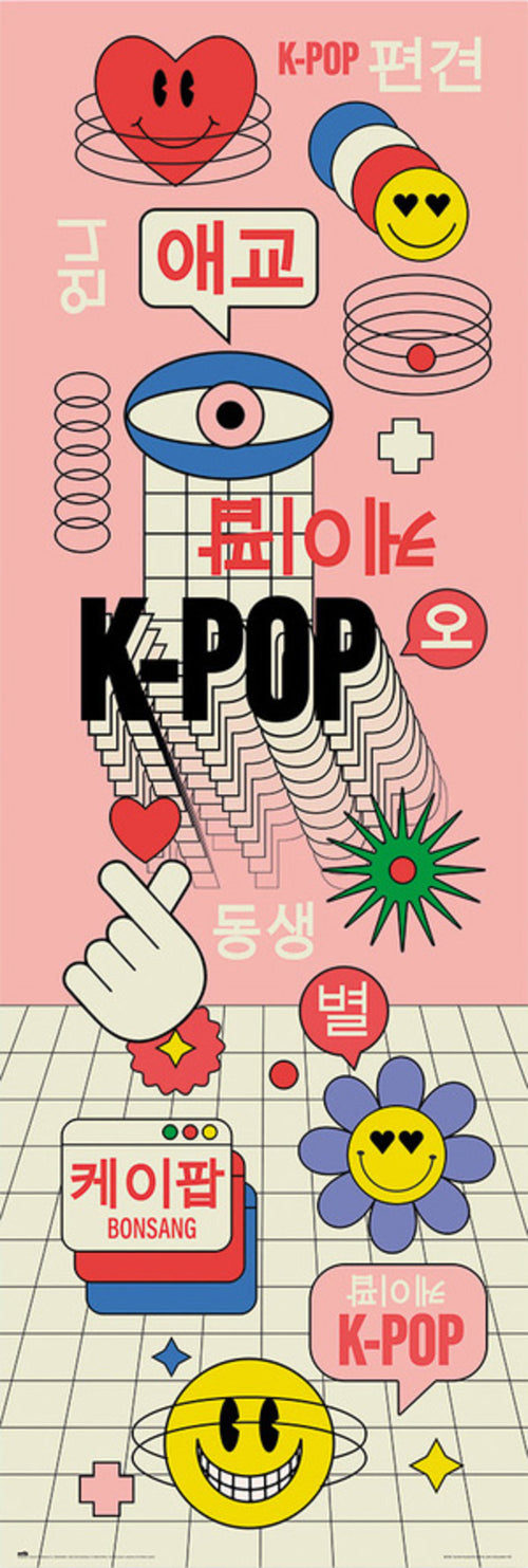 Poster K Pop 53x158cm Grupo Erik PPGE8103 | Yourdecoration.at