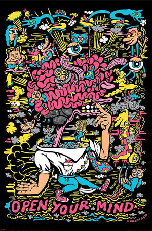 Poster Killer Acid Open Your Mind 61x91 5cm PP35434 | Yourdecoration.at