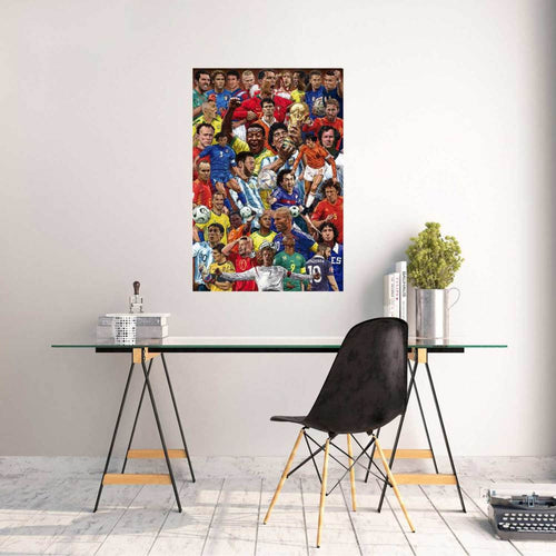 Poster Legendary Footballers 61x91 5cm Grupo Erik GPE5817 Sfeer | Yourdecoration.at