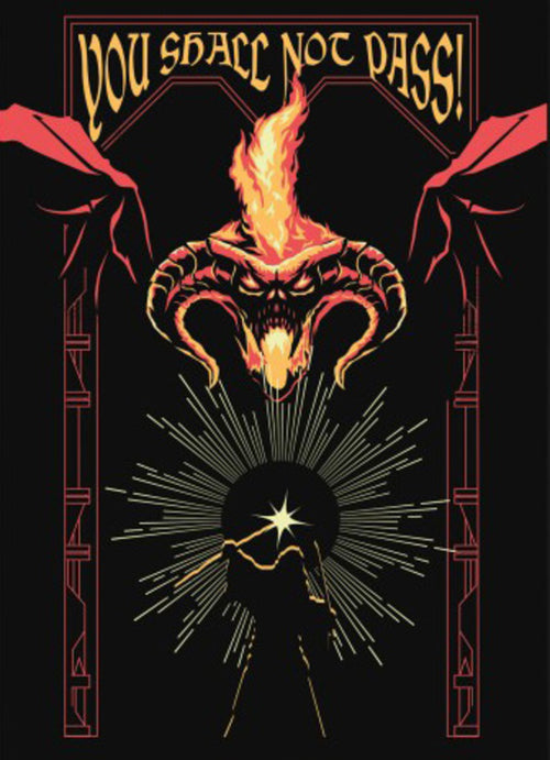 Poster Lord Of The Rings Balrog Glow In The Dark 61x91 5cm Grupo Erik GPEPR011 Glow In The Dark | Yourdecoration.at