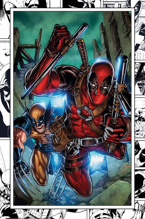 Poster Marvel Comics Wolverine and Deadpool 61x91 5cm PP2400604 | Yourdecoration.at