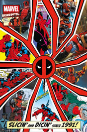 Poster Marvel Deadpool Comic 30 Years 61x91 5cm Grupo Erik GPE5882 | Yourdecoration.at