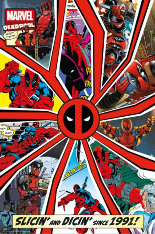 Poster Marvel Deadpool Comic 30 Years 61x91 5cm Grupo Erik GPE5882 | Yourdecoration.at